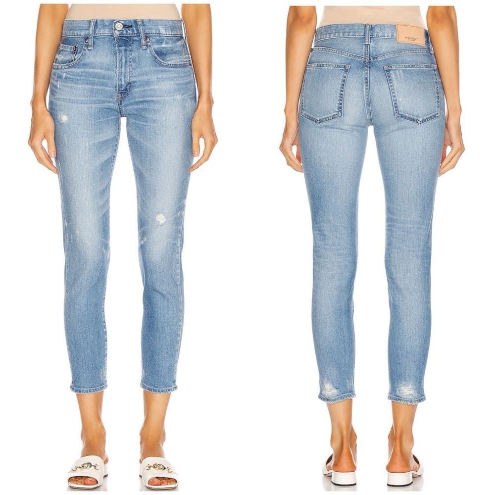 MOUSSY VINTAGE Velma Skinny Distressed Jeans‎ Size 24